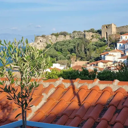 Charites: Terrace With Seaview - 100m To The Koroni (Messinia)